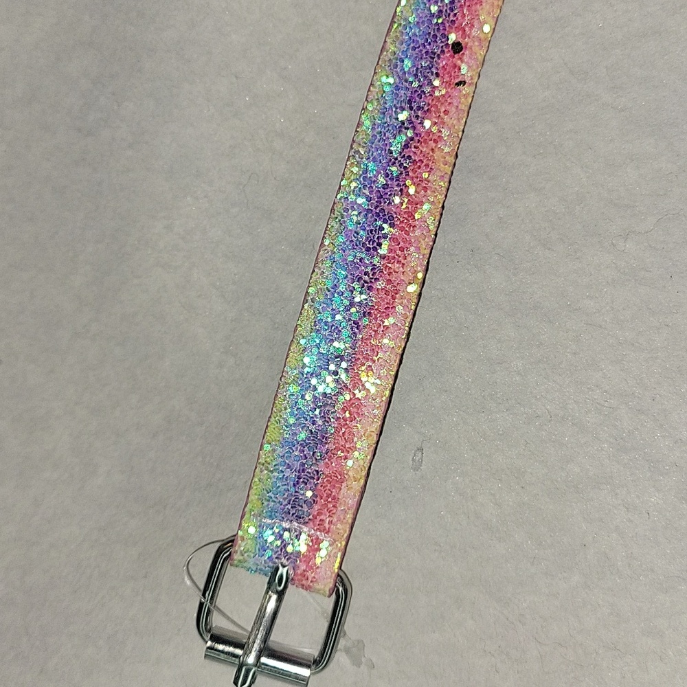 Rainbow Glitter Belt